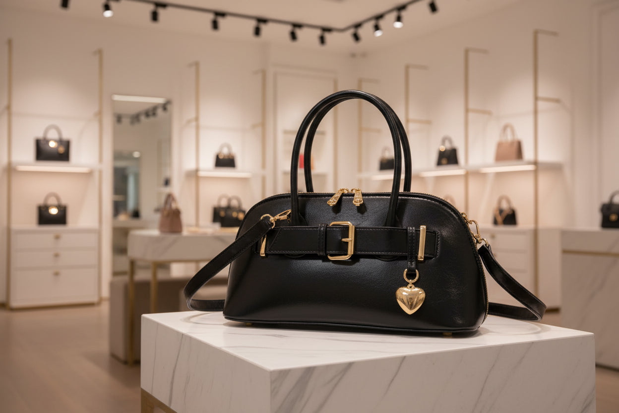 Borsa Donna modello Appia elegante e compatta disegno francese