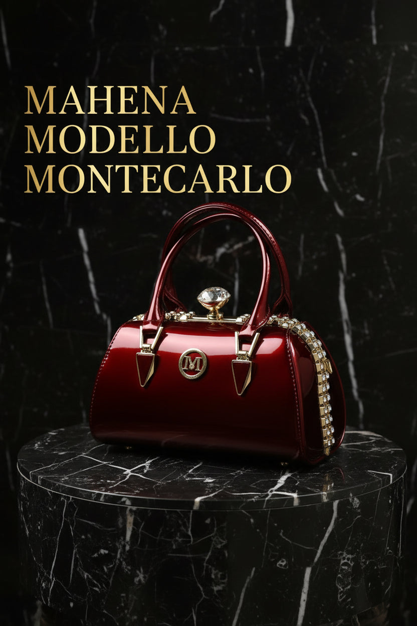 Borse di lusso in pelle sintetica verniciata dal design di lusso modello Montecarlo