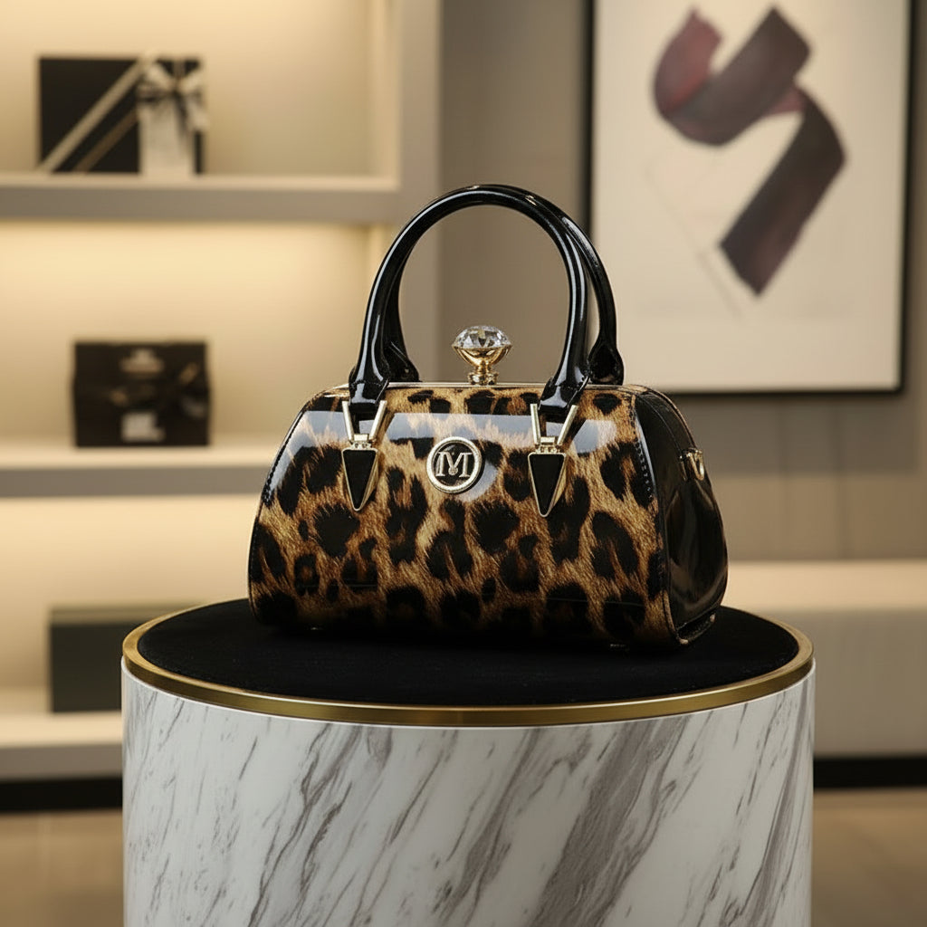 Borse di lusso in pelle sintetica verniciata dal design di lusso modello Montecarlo