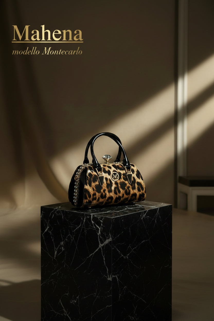 Borse di lusso in pelle sintetica verniciata dal design di lusso modello Montecarlo