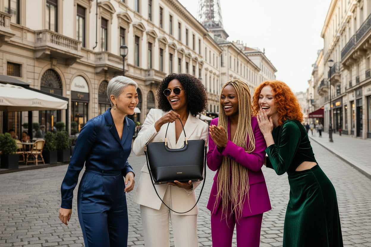 Borsa donna da red carpet FRANCESE in pu modello valerie